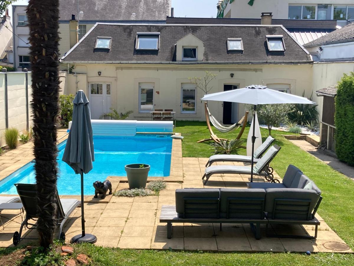 La Paisible - Maison 6 Pers Piscine - Le Mans Centre Dış mekan fotoğraf